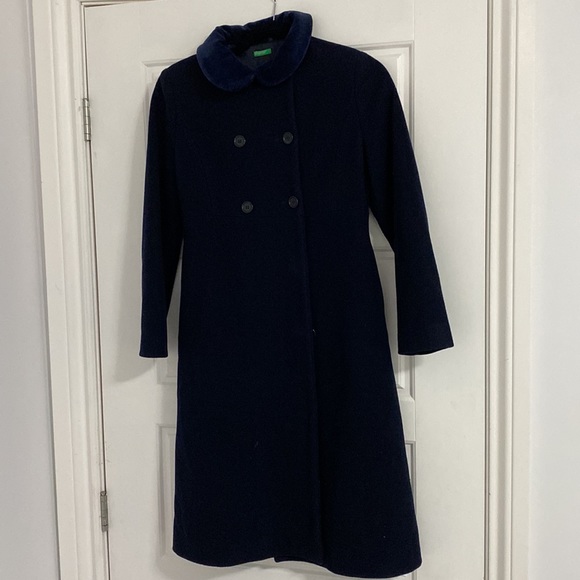 Benetton chic dress coat Italy Made - Picture 11 of 15